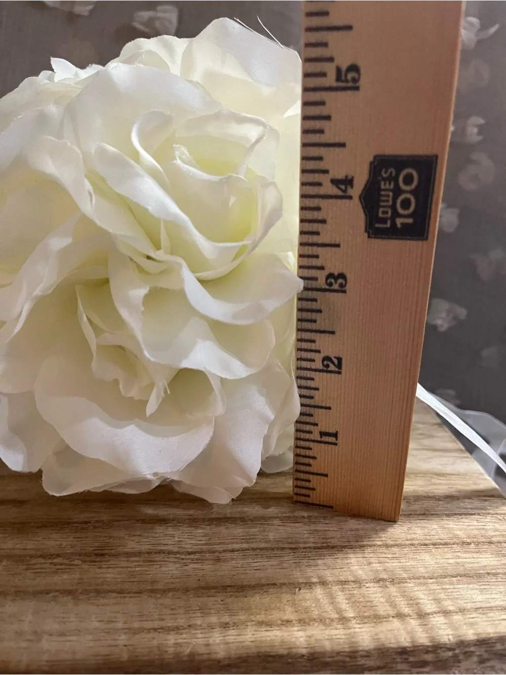 Ivory Floral Pomander Ball - Home Accents